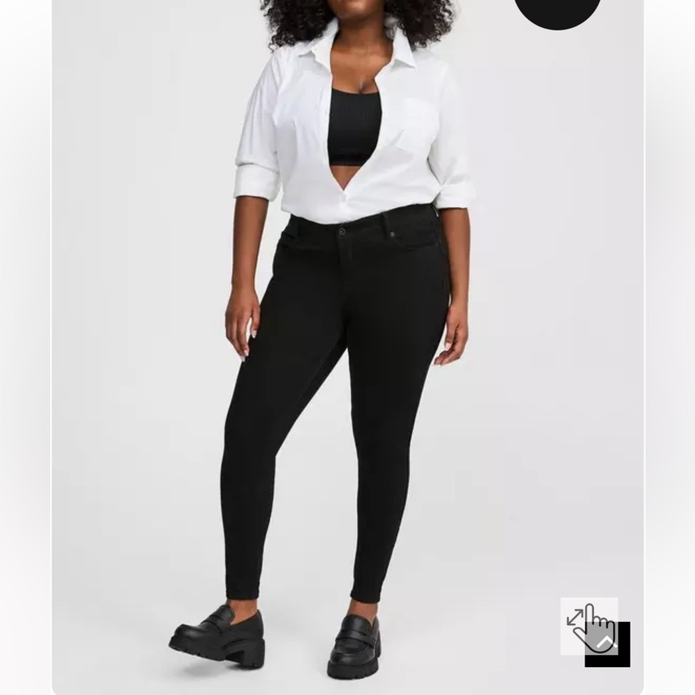Bombshell Premium Stretch Skinny Jean - Black 16 Short